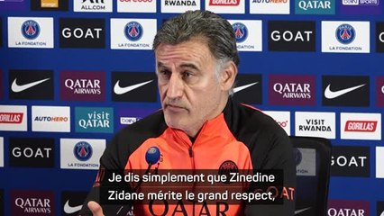 PSG - Galtier sur les paroles de Le Graët : "Zidane mérite le grand respect"