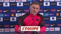 Christophe Galtier : « Warren Zaïre-Emery peut jouer un match de Ligue des champions » - Foot - PSG