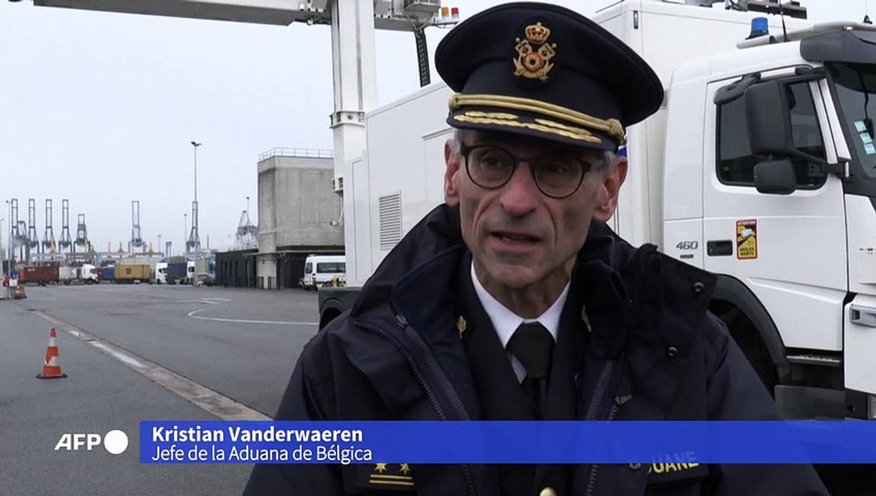 Bélgica decomisó en 2022 un récord de 110 toneladas de cocaína en Amberes