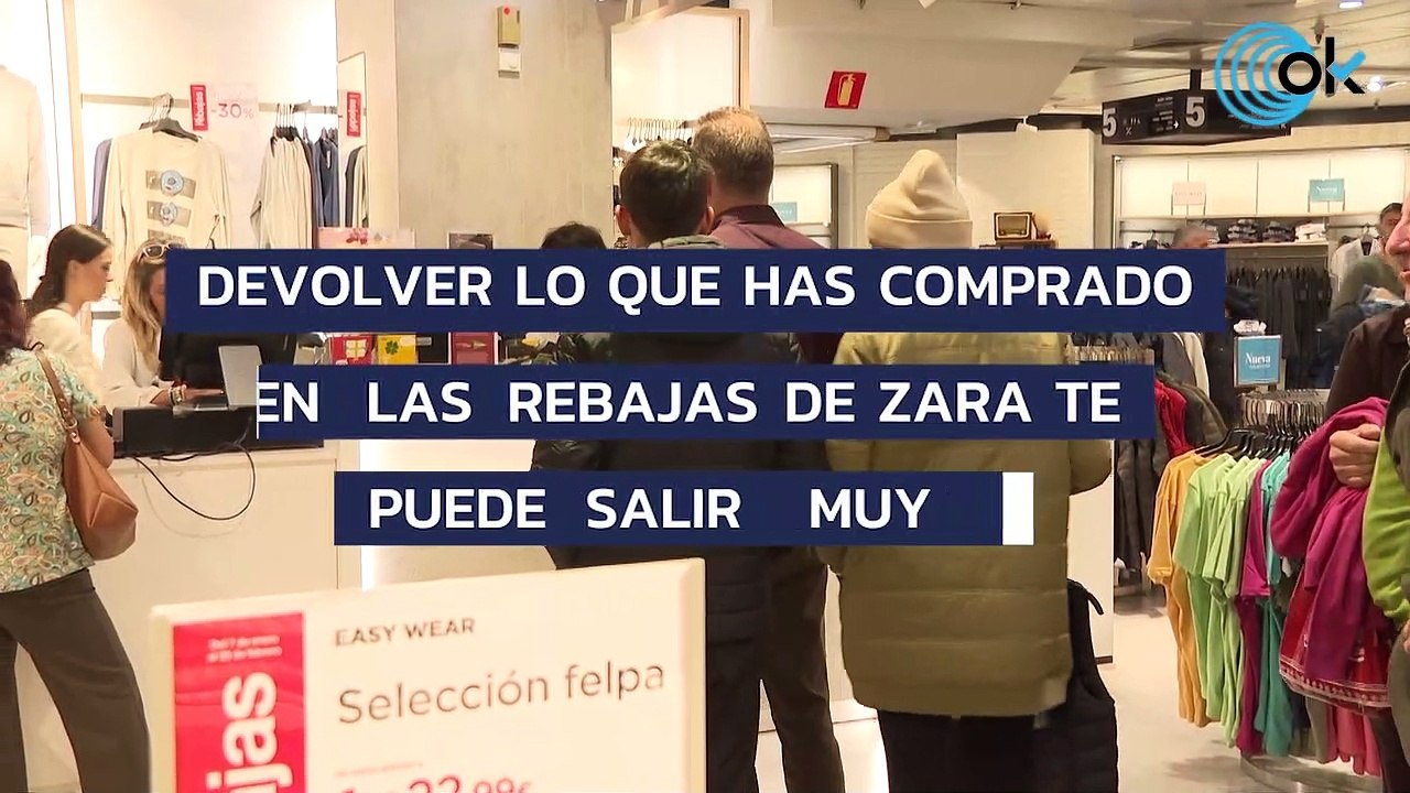 Devolver lo que has comprado en las rebajas de Zara te puede salir muy caro