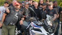 Vladimir Putin's biker gang spotted in Pro-Russian parts of Europe