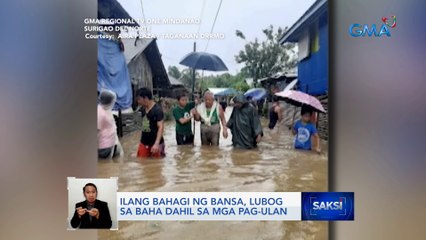 PAGASA: Shear line at Low Pressure Area ang nagpapa-ulan sa Southern Luzon, Eastern Visayas, at Mindanao | Saksi