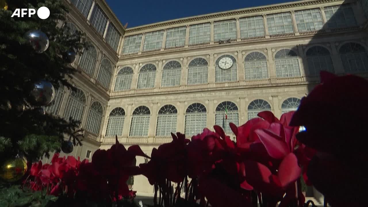 Meloni in Vaticano per l'udienza privata da Papa Francesco