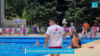 Buena temporada en la pileta de la UNLP