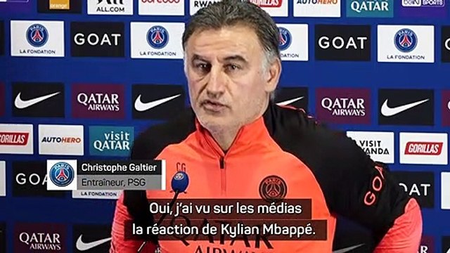 PSG - Galtier sur le tweet de Mbappé : Kylian est un grand garçon, il s'est exprimé avec son cœur
