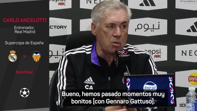 SUPERCOPA | REAL MADRID - VALENCIA | ANCELOTTI, sobre GATTUSO: Hemos tenido problemas personales | AS