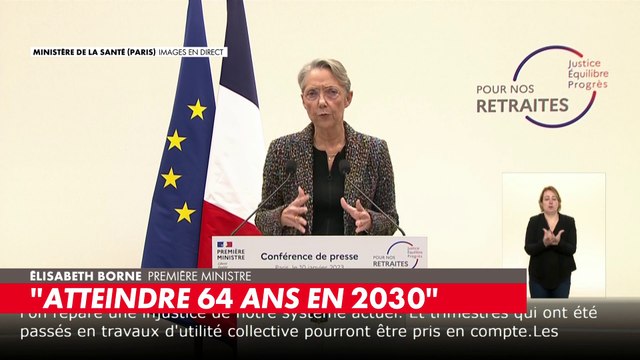 Élisabeth Borne : «Au total, 4 personnes sur 10 partant en retraite chaque année pourront bénéficier de départs anticipés»