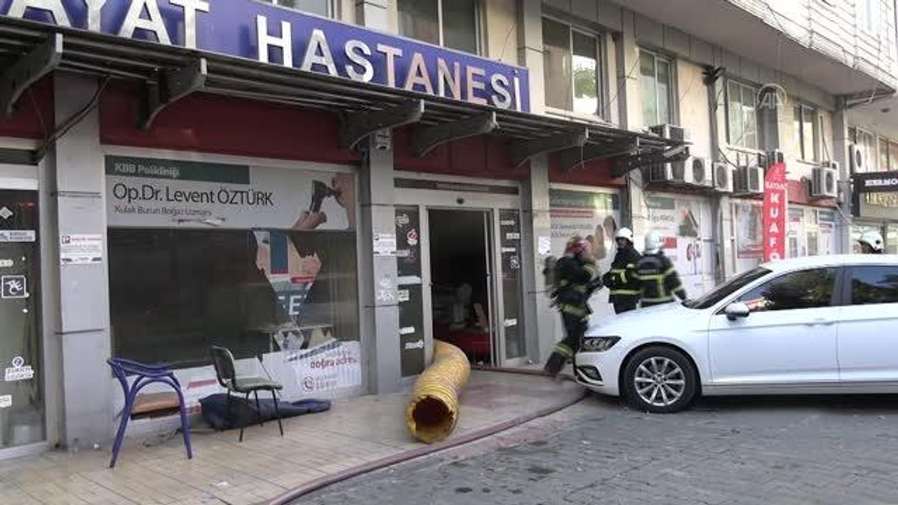 KAHRAMANMARAŞ - Eski hastane binasında çıkan yangın söndürüldü