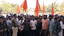 Slogans of Jai Jaikar raised for Shivaji Maharaj in collector's office