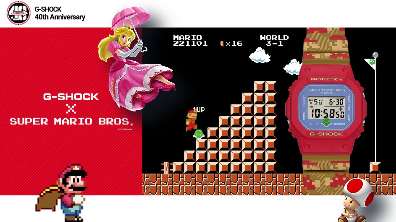 The King of pop-culture finally get his (affordable) watch - G-Shock × Super Mario Bros. collaboration watch