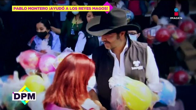 ¡Solidario! Pablo Montero regaló juguetes a niños de escasos recursos