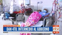 Pacientes con insuficiencia renal deciden dar un ¼ intermedio en sus protestas
