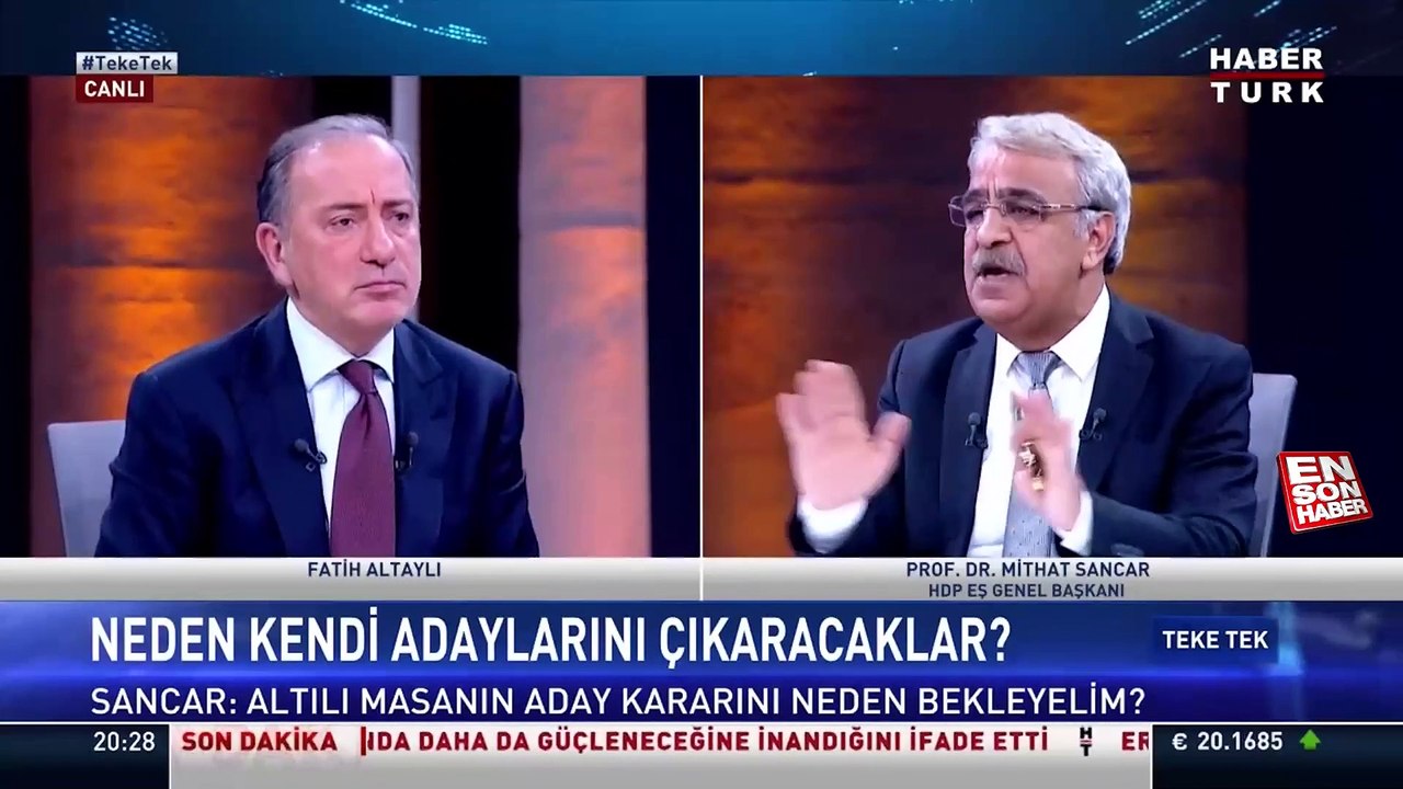 Mithat Sancar: 6'lı masa diyaloğa geçerse hayır demeyiz