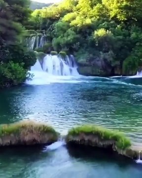 Amazing Water Falls Beautiful Water Falls Divine Nature with it's Natural Healing Sounds