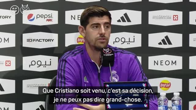 Real Madrid - Courtois : Que Cristiano Ronaldo soit venu, c'est sa décision, je ne peux pas dire grand-chose