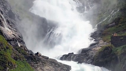Nature beauty Waterfall video Relaxing Music and Sound HD