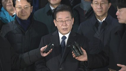 이재명 "檢 기소 명백...법정에서 진실 가려질 것" / YTN