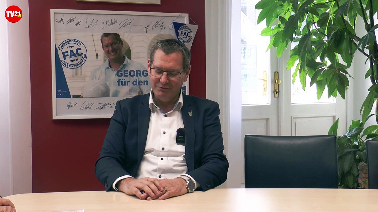 Neujahrsgesprächs 2023 Georg Papai Bezirksvorsteher Wien Floridsdorf