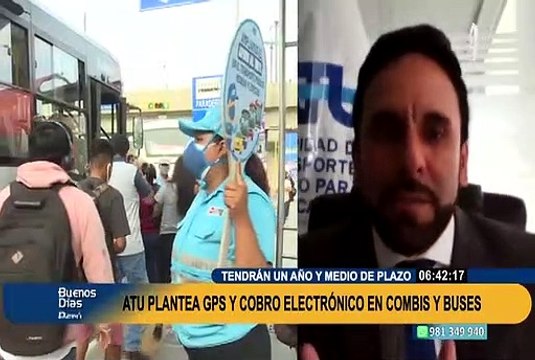 ATU plantea exigir que combis y buses tengan GPS y cobro electrónico en máximo un año y medio