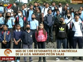 U.E.N. Mariano Picón Salas inicia segundo momento pedagógico con total normalidad en Miranda