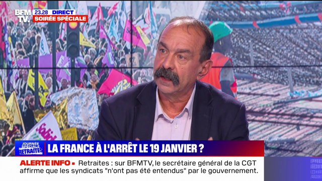 Philippe Martinez (CGT): Emmanuel Macron ne sait pas ce qu'est le syndicalisme, pour lui, on est des boulets