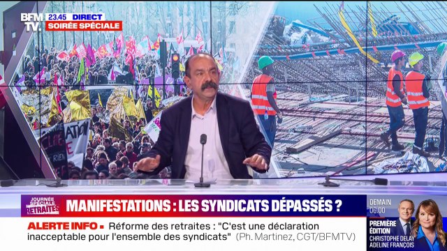 Réforme des retraites: pour Philippe Martinez (CGT), Emmanuel Macron est la caricature de ceux qui vous expliquent quelle est votre vie, alors que c'est vous qui la vivez