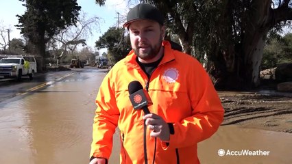Storms leave behind muddy mess in Montecito
