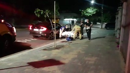 Três veículos colidem no Centro deixando pessoa ferida