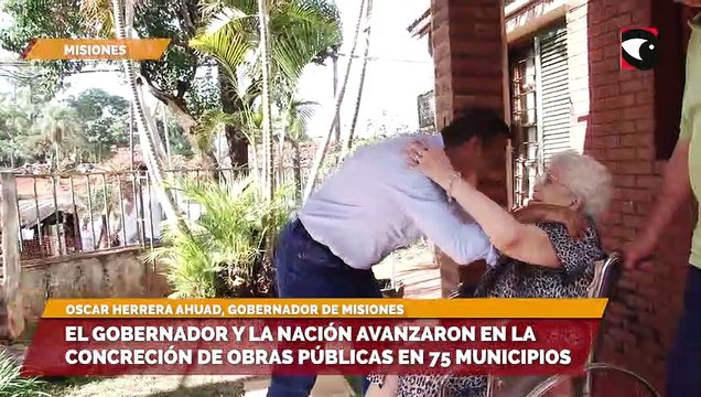 El gobernador y la nación avanzaron en la concreción de obras públicas en 75 municipios misioneros