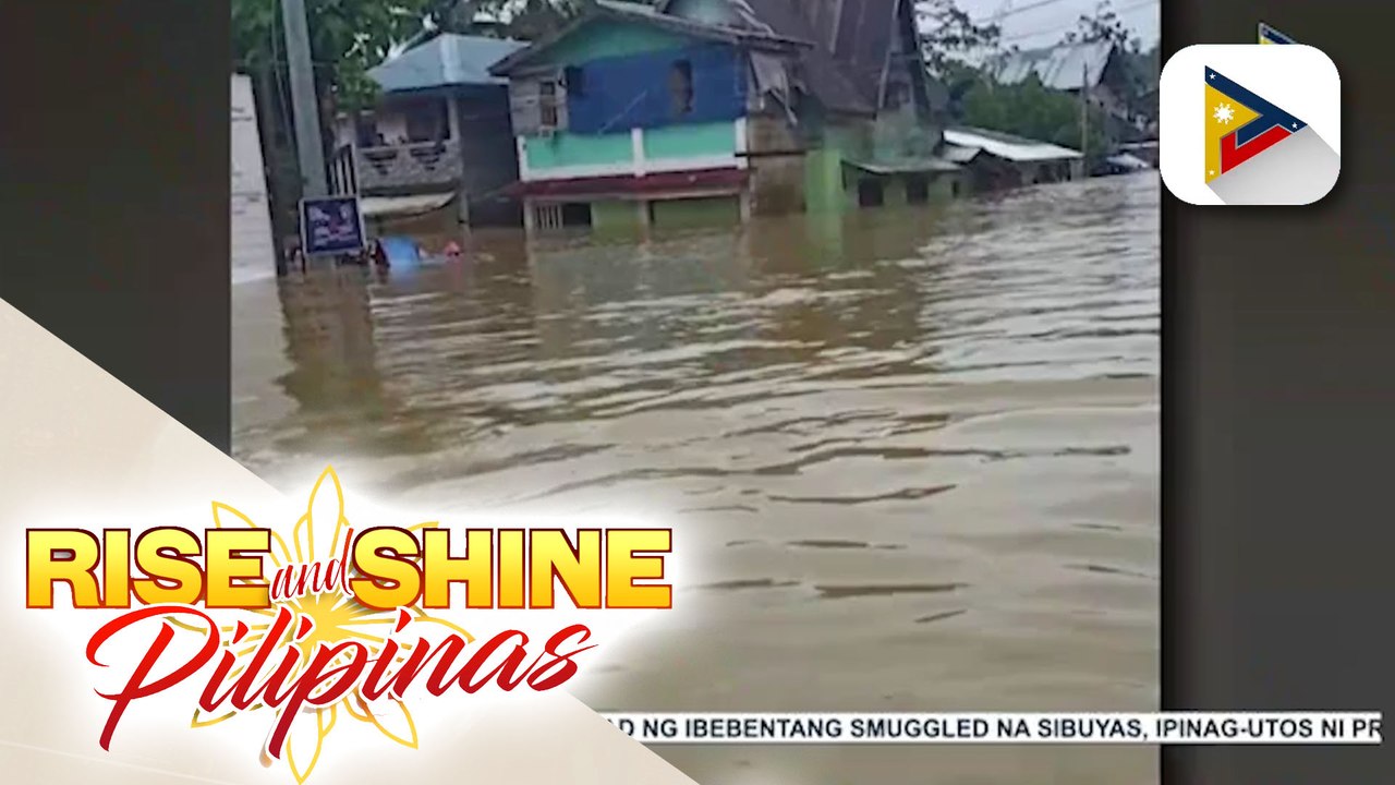 Jipapad, eastern Samar, nalubog muli sa baha dahil sa LPA