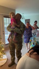 Military Man Surprises His Family