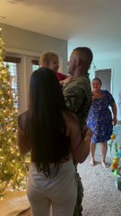 Military Man Surprises His Family