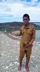 Pasca Gempa, Muncul Gugusan Pulau di Desa Teneman, Tanibar, Maluku Tenggara.