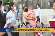 Trabajadores CAS despedidos por López Aliaga alistan demanda contra Municipalidad de Lima