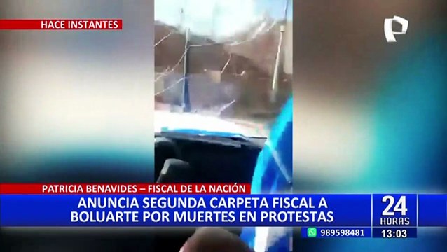 Fiscalía inicia investigación contra Dina Boluarte y premier Otárola por presunto genocidio y homicidio