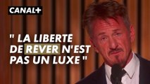 Sean Penn prend la parole sur la guerre en Ukraine - Golden Globes 2023 - CANAL+