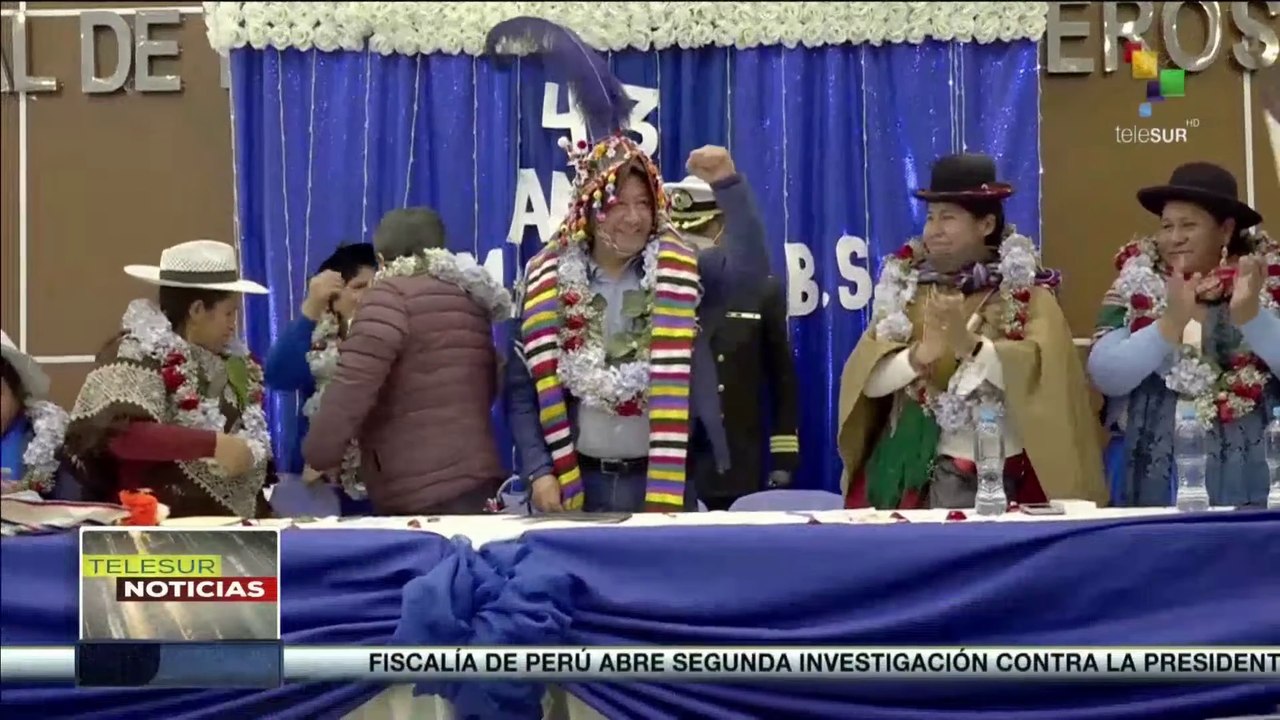 Bolivia: Organización sindical de mujeres campesinas promueve defensa de la democracia en la región