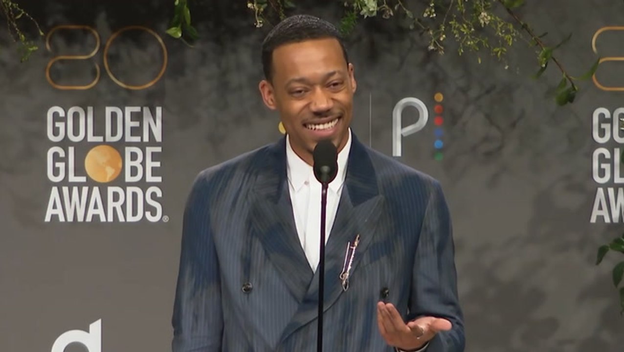 Tyler James Williams - Full Golden Globe 2023 Press Room Speech