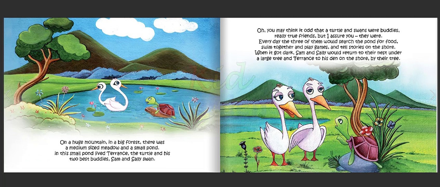 Terrance Turtle's New Home Flip book for listening skills