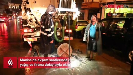 Manisa'da yağış ve fırtına alarmı! Kriz masası oluşturuldu