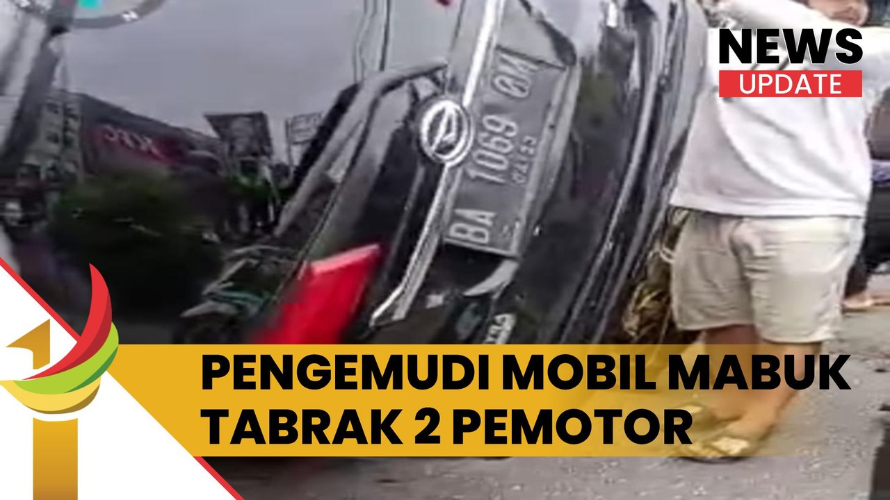 Pengemudi Daihatsu Sigra Mabuk Saat Tabrak 2 Pemotor Di Jalan Sudirman