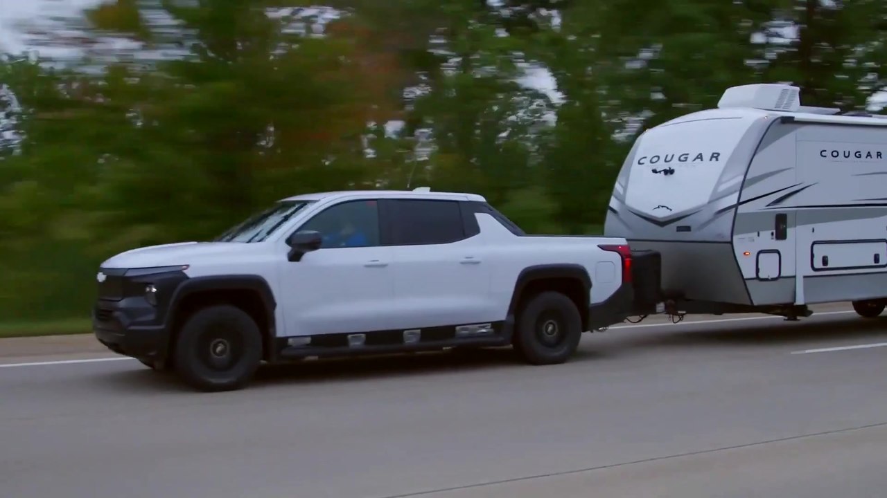 2024 Chevrolet Silverado EV Towing Video Dailymotion   X720