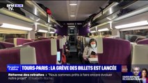 Les usagers du train Tours-Paris en grève des billets pour réclamer une indemnisation après la grève des contrôleurs de décembre