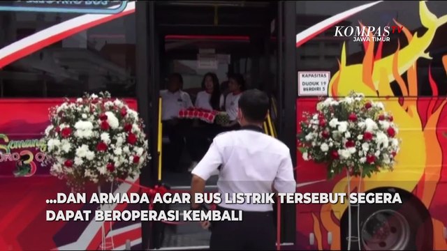 Bus Listrik Trans Semanggi Berhenti Beroperasi, Rute Purabaya- Kenjeran Kosong