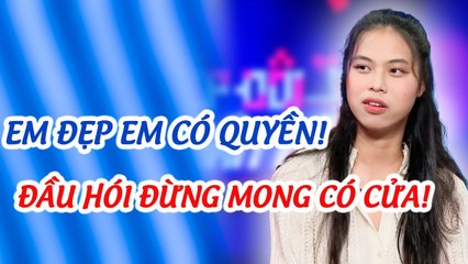 Gái trẻ CHƯA TRẢI Tự nhận mình Đẹp Thẳng Thừng CHÊ BAI Trai bị Hói khiến MC Cát Tường Sượng Mặt