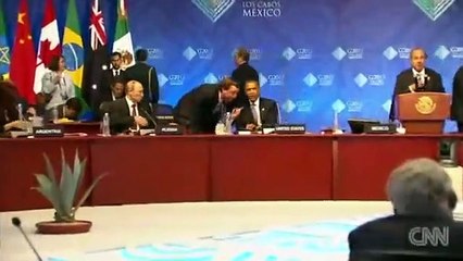 Putin and Obama share a laugh at G-20 (2012) | Hot News chanel