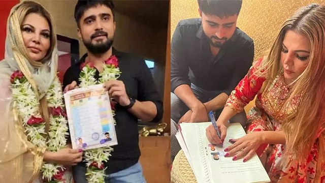 Rakhi Sawant Wedding: Rakhi Sawant Adil Durrani संग की शादी! गले में वरमाला डाले Viral । Boldsky