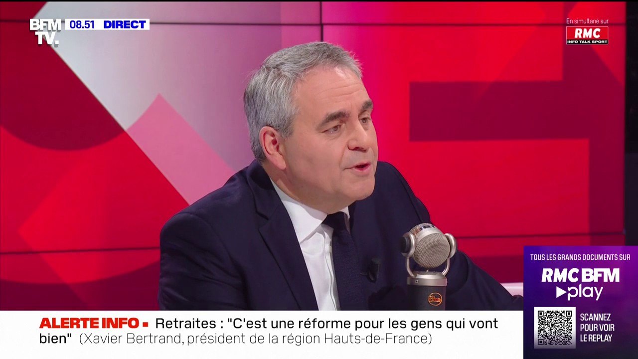 Xavier Bertrand à propos des Républicains: "J'y suis, j'y reste"