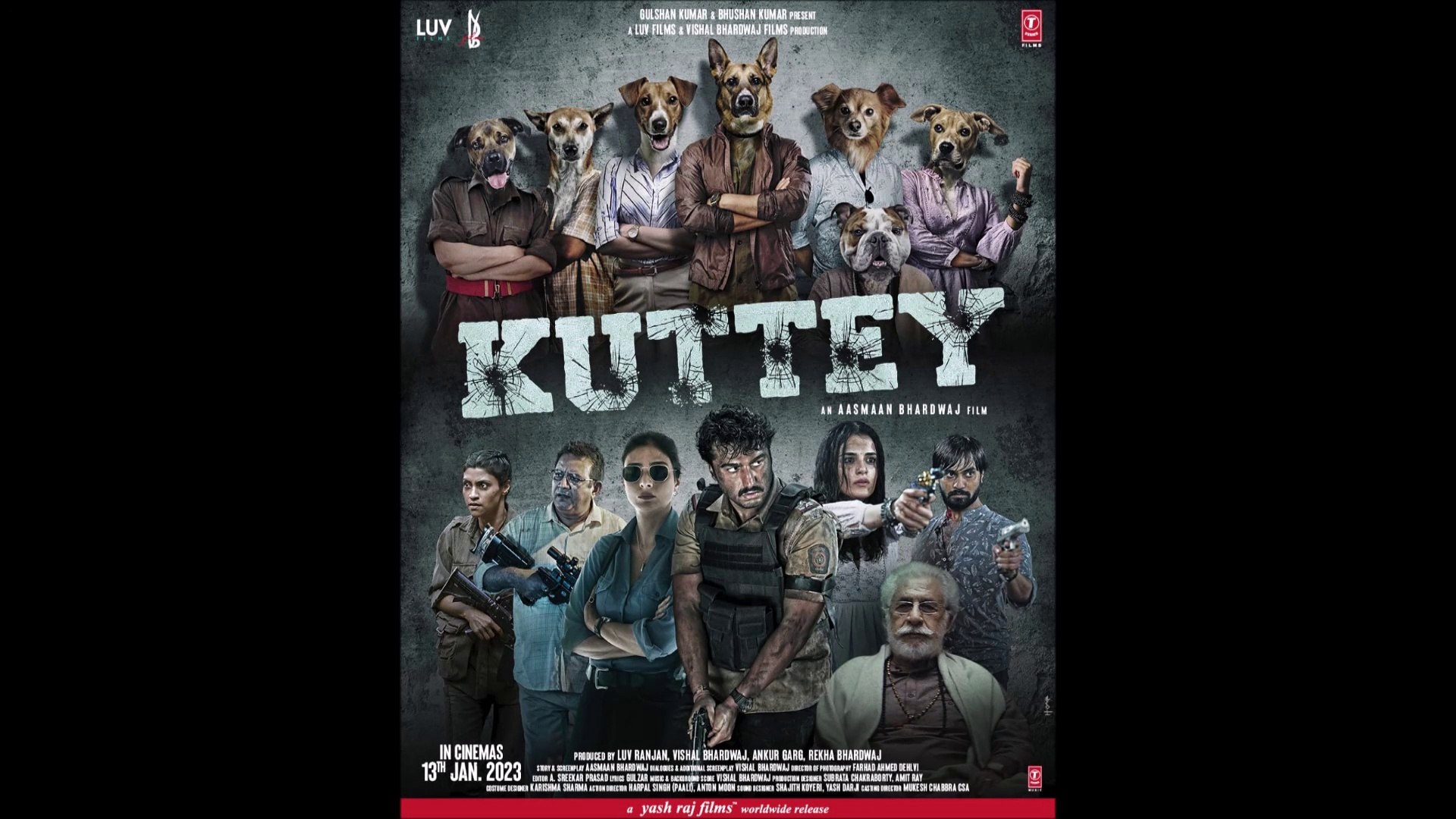 Kuttey - Official Trailer © 2023 Action, Comedy, Crime, Thriller