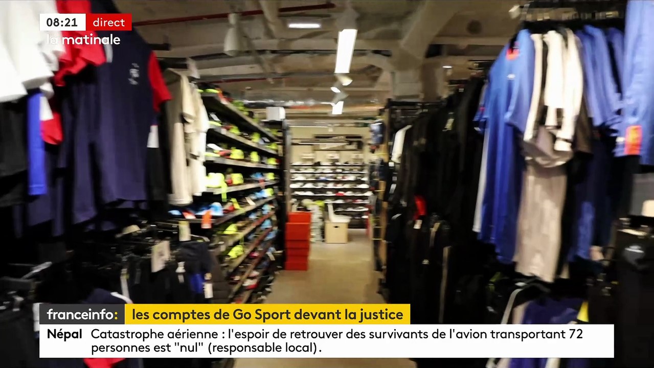 Le distributeur d'articles sportifs Go Sport est-il en cessation de paiement: Le tribunal de commerce de Grenoble se penche sur le dossier de ce groupe qui emploie 2.160 salariés en France - VIDEO